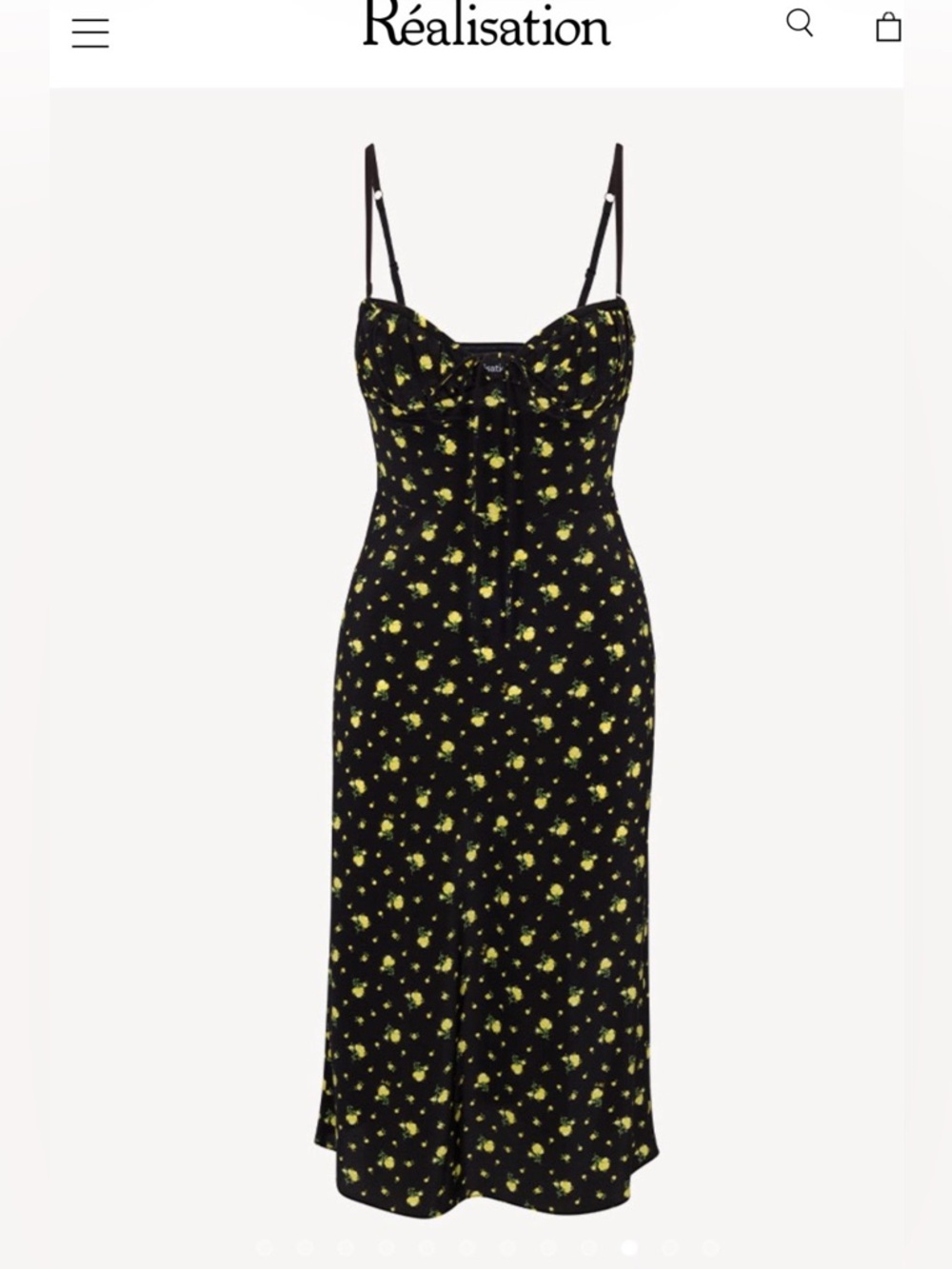 RÉALISATION THE IRIS in
Florence
Silk dress + Tote bag
Size L
Never worn.